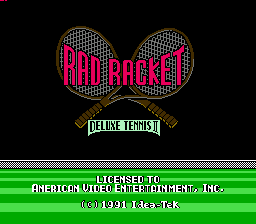 Rad Racket - Deluxe Tennis II