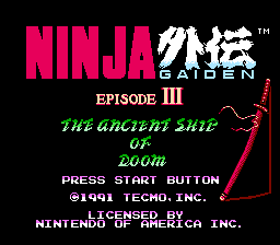 Ninja Gaiden III - The Ancient Ship of Doom
