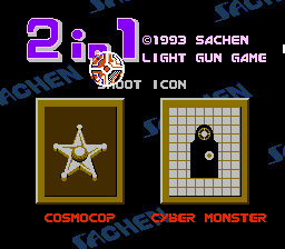Lightgun Game 2 in 1 - Cosmocop + Cyber Monster