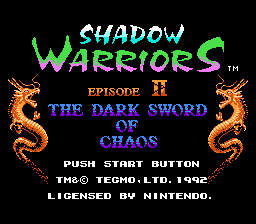 Shadow Warriors II - Ninja Gaiden II