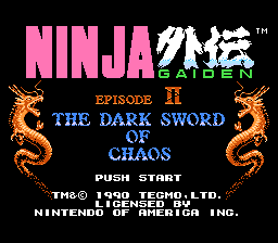 Ninja Gaiden - Episode II - The Dark Sword of Chaos