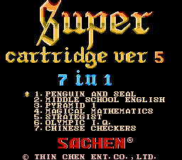 Super Cartridge Ver 5 - 7 in 1
