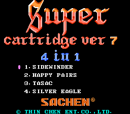 Super Cartridge Ver 7 - 4 in 1
