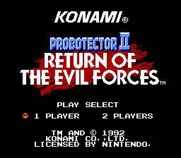 Probotector II - Return of the Evil Forces