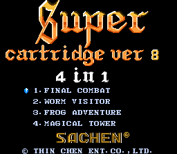 Super Cartridge Ver 8 - 4 in 1