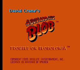 David Crane's A Boy and His Blob - Trouble on Blobolonia