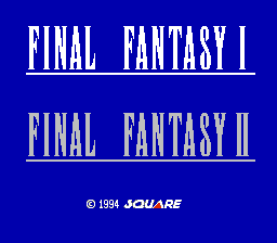 Final Fantasy I, II