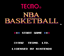 Tecmo NBA Basketball