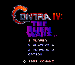 Contra IV - The Alien Wars