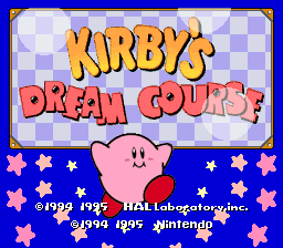 Kirby's Dream Course