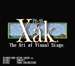 Xak - The Art of Visual Stage