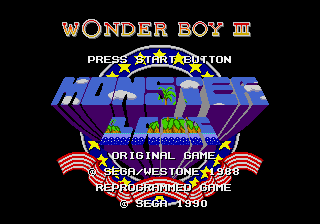 Wonder Boy III - Monster Lair