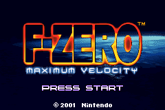 F-Zero - Maximum Velocity